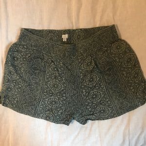 Floral Pattern Shorts